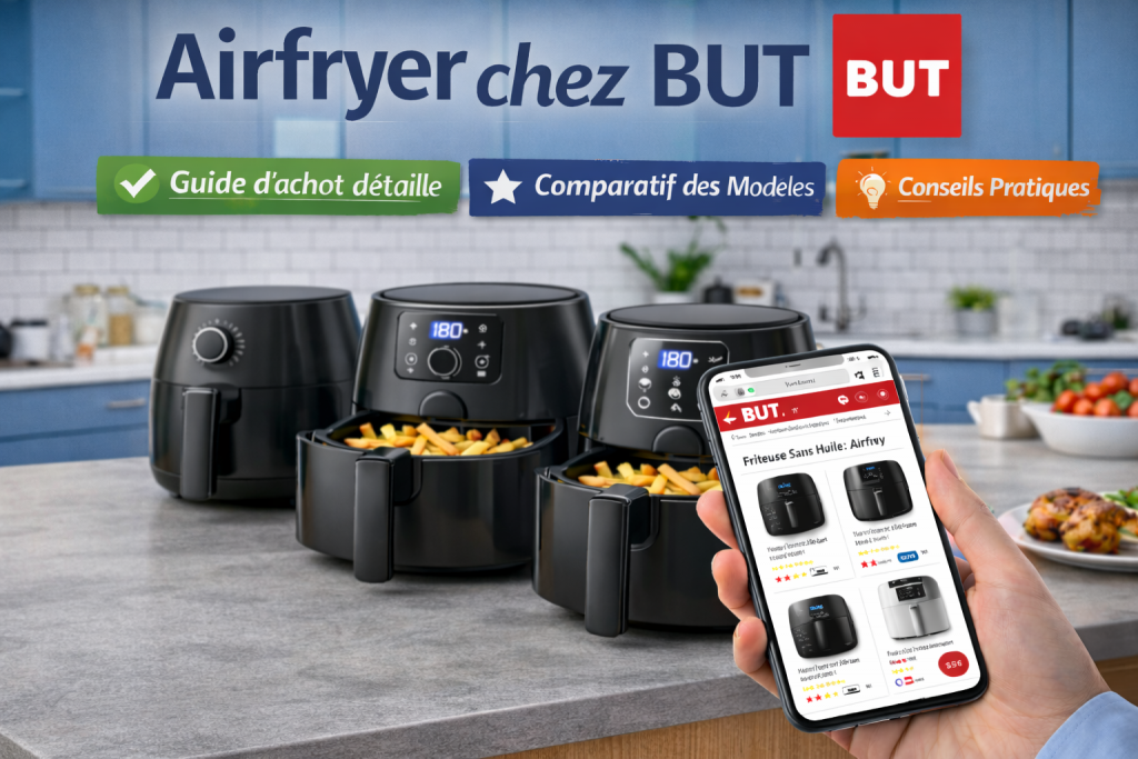 Airfryer de chez BUT avec un acheteur